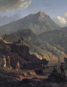 John Knox Landscape with Tourists at Loch Katrine china oil painting artist